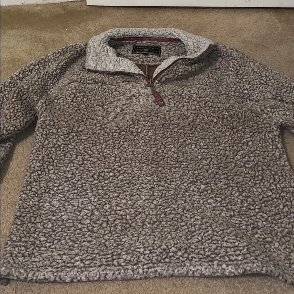 Brown/Tan True Grit Quarter Zip